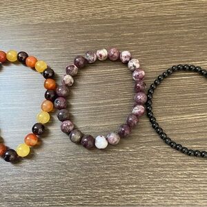 Stone bracelet bundle